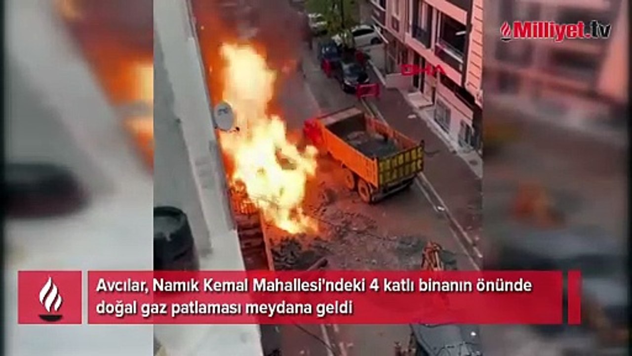 Avcılar'da doğal gaz patlaması! Çok sayıda ekip sevk edildi