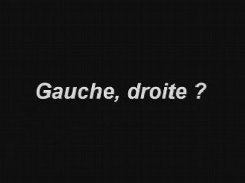 Gauche travail - Droite valeurs