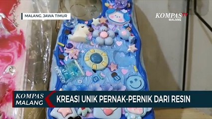 Kreatif! Ibu Rumah Tangga di Malang Buat Pernak-Pernik dari Resin