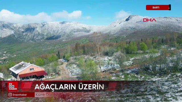 Bartın Küre Dağları Milli Parkı'nda iki mevsim bir arada