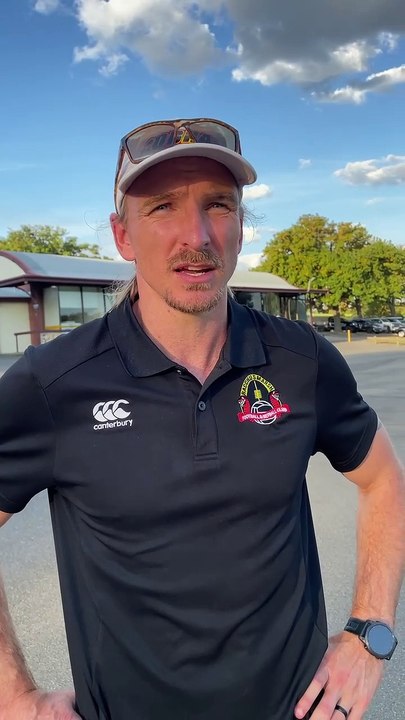 Bacchus Marsh coach Dennis Armfield after his team's win over Redan