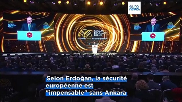 La sécurité européenne est impensable sans Ankara selon Recep Tayyip Erdoğan