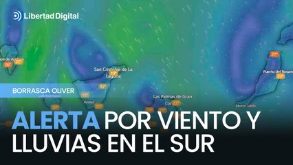 Sol en el norte y alerta por viento y lluvias en el sur por la borrasca Olivier