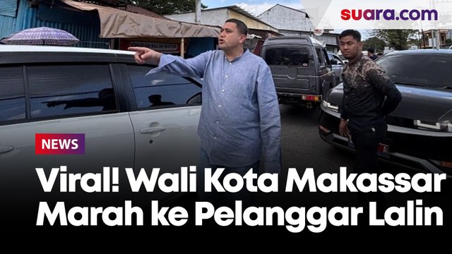 Viral! Video Wali Kota Makassar Marah ke Pelanggar Lalu Lintas : Bapak Gak Sekolah?