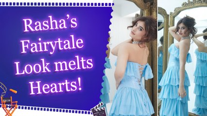 Rasha Thadani looks like a princess straight out of ‘fairytale’ in icy blue gown