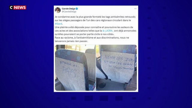 Occitanie : tags antisémites dans un bus scolaire
