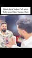 Tiktok star Rajab Butt video call with bollywood star  Sanjay Dutt Goes viral