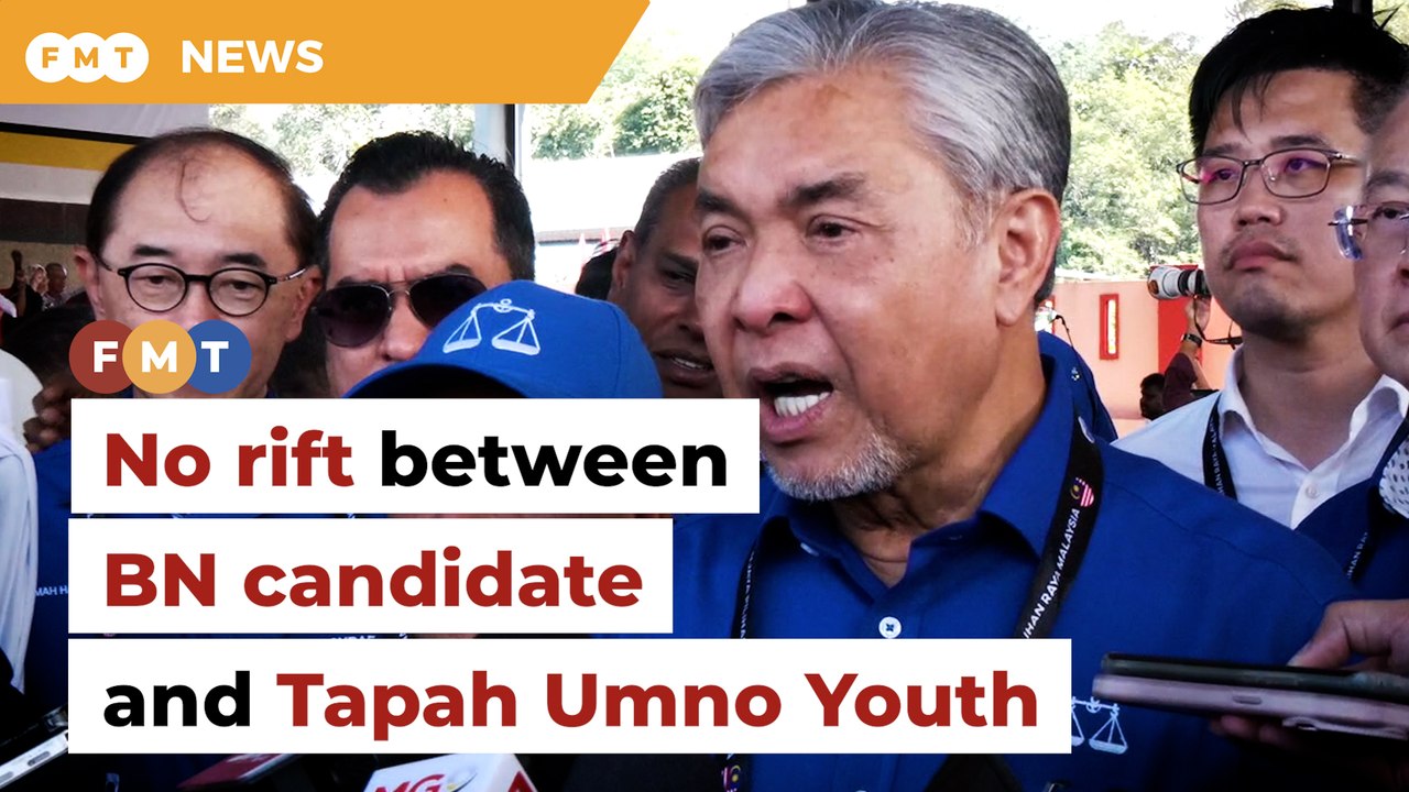 No rift between BN candidate, Tapah Umno Youth over by-election, says Zahid