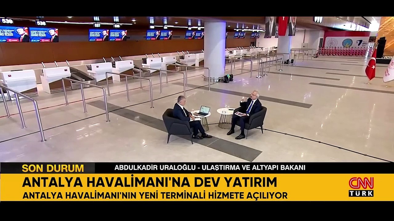 Antalya Havalimanı'na yeni terminal! Bakan Uraloğlu anlattı: Google için hukuki düzenleme yapacağız