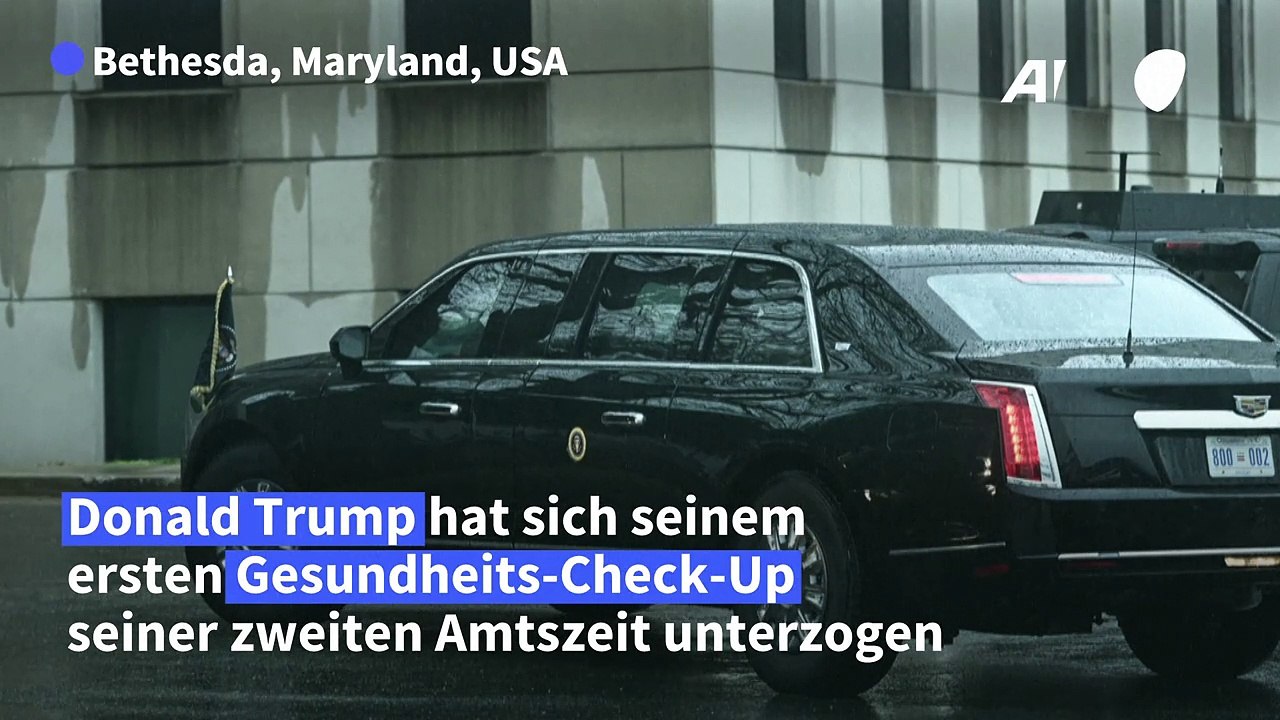 Trump nach gesundheits-check-up: "ich bin in form"