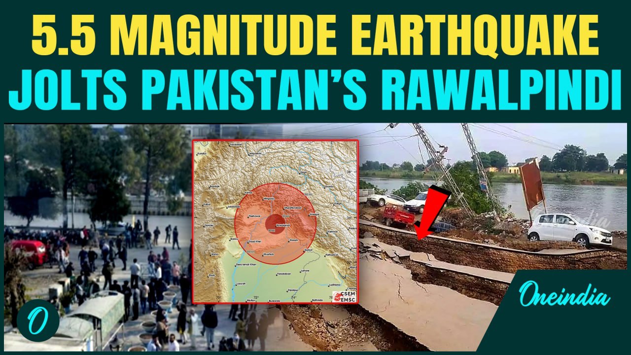 Breaking: 5.5 Magnitude Earthquake Jolts Pakistan’s Rawalpindi | Tremors Felt in North India