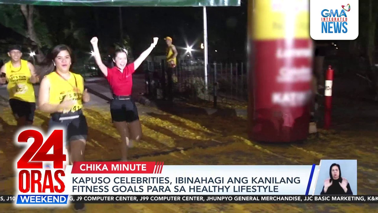 Kapuso celebrities, ibinahagi ang kanilang fitness goals para sa healthy lifestyle  | 24 Oras Weekend