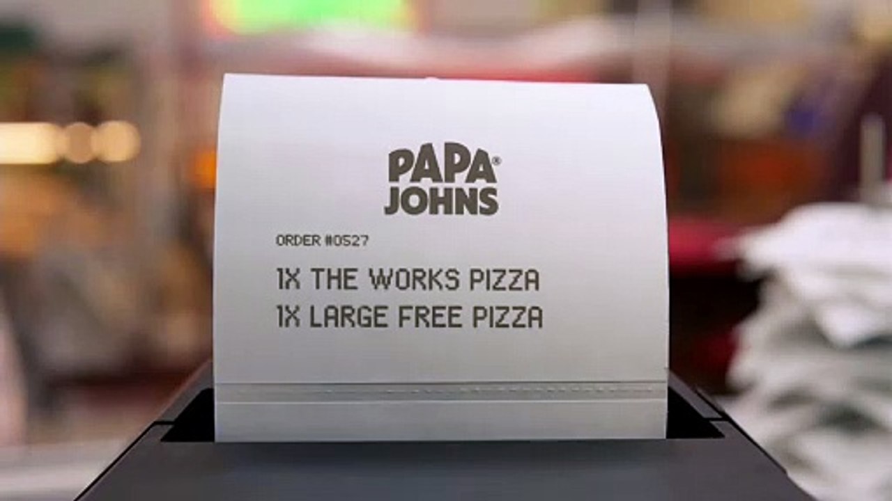 Papa Johns Pizza Commercial 2025 - (USA) • Buy Any Large Pizza _ Get Large One Topping Pizza Free