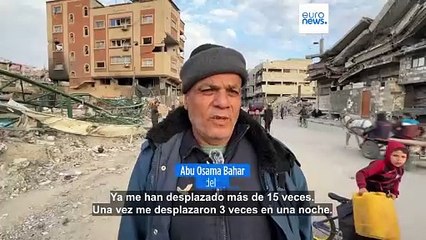 Nuevos desplazamientos en Gaza e incertidumbre tras las últimas órdenes israelíes después del fracaso del alto el fuego