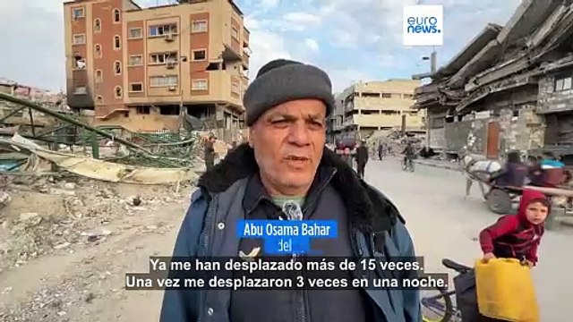 Nuevos desplazamientos en Gaza e incertidumbre tras las últimas órdenes israelíes después del fracaso del alto el fuego