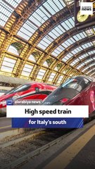 High speed train for Italy’s south