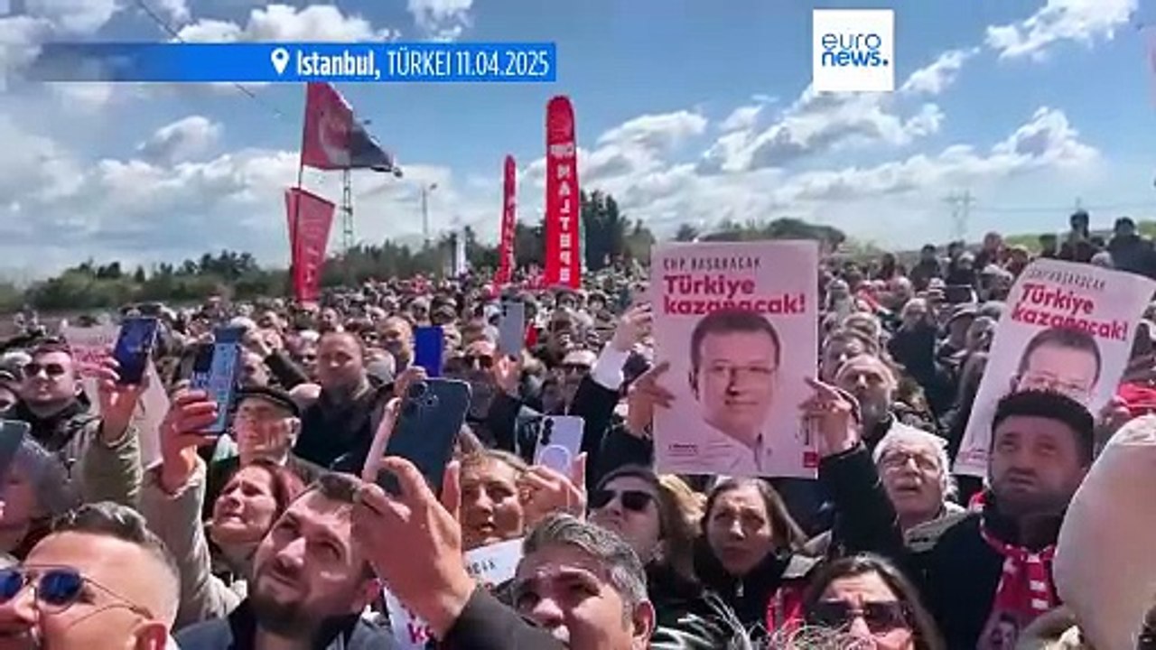 Inhaftierter Istanbuler Bürgermeister İmamoğlu vor Gericht