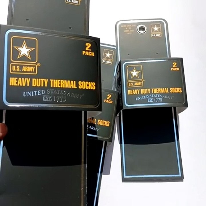 Foil Stamped with Offsetprinting Socks Tag Cards