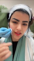 ميلا الزهراني قبل وبعد إزالة اللغلوغ