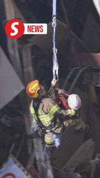 Worker rescued after subway site collapse near Seoul; search ongoing for another