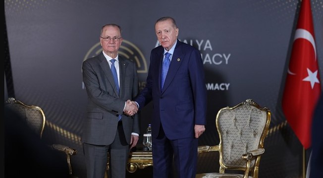 Cumhurbaşkanı Erdoğan, Filistin Başbakanı ve Dışişleri Bakanı Muhammed Mustafa ile görüştü