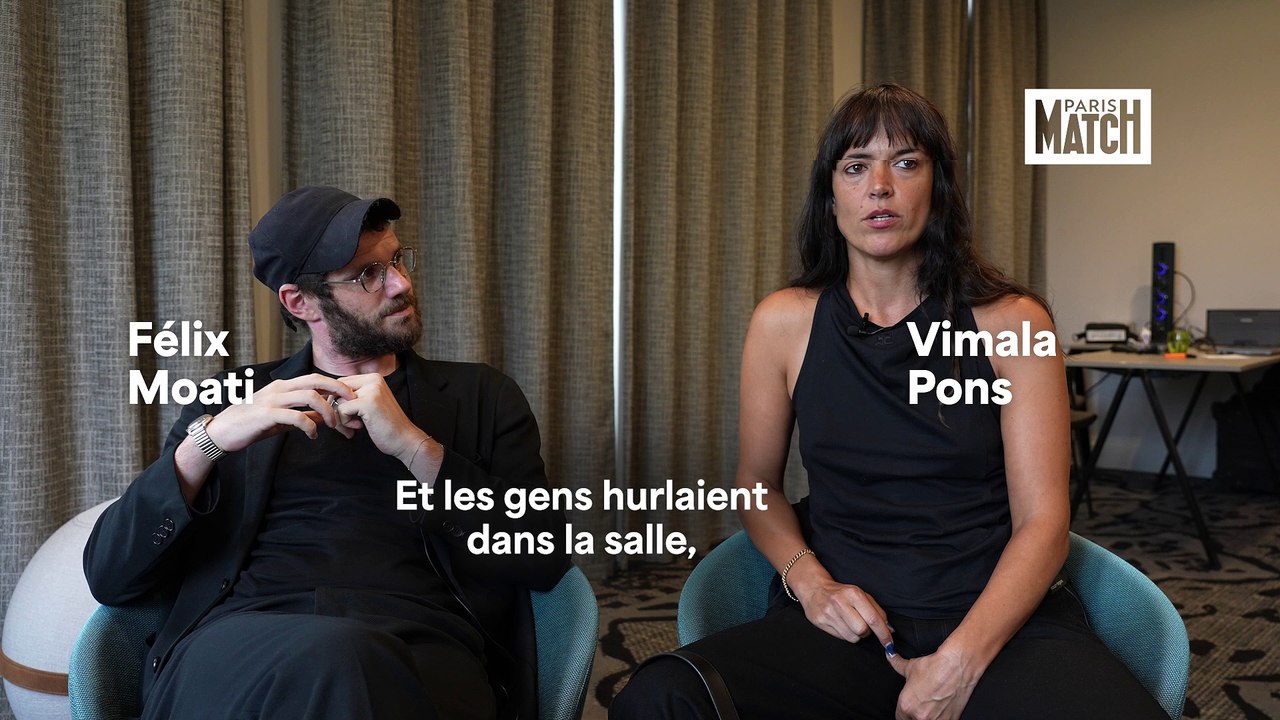 En salle avec Félix Moati et Vimala Pons 