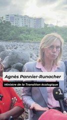 Agnès Pannier-Runacher veut apporter des solutions à la Réunion