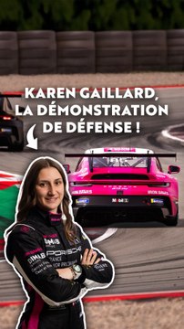 La défense incroyable de Karen Gaillard, la pilote suisse faisant partie du projet Iron Dames ! 💪🔥Image : Porsche Carrera Cup France