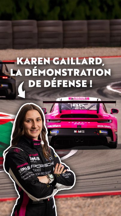 La défense incroyable de Karen Gaillard, la pilote suisse faisant partie du projet Iron Dames ! 💪🔥Image : Porsche Carrera Cup France