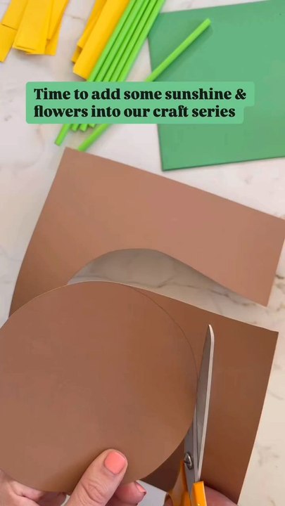 DIY Sunflower Tutorial via: @cotton.twist..Learn how to make a beautiful DIY sunflower in this easy step-by-step video tutorial. Perfect for adding a touch of handmade charm to your home décor, gifts, or craft projects.