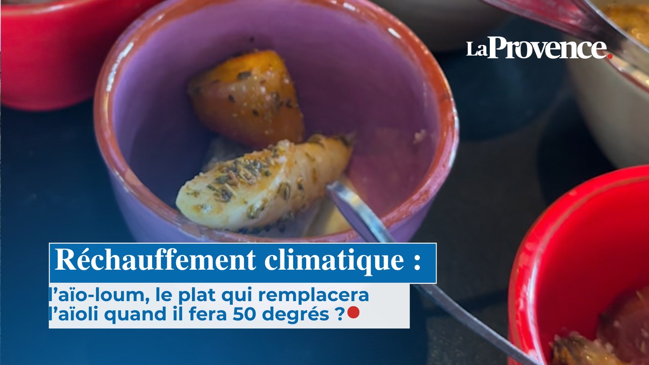 Réchauffement climatique :l'aïo-loum, le plat qui  remplacera l’aïoli quand il  fera 50 degrés ?