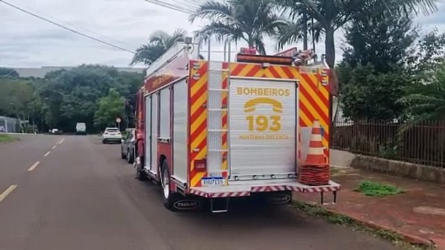 Bombeiros são acionados para resgatar cachorro em residência na rua da Bandeira