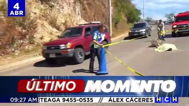 Mujer perece embestida por moto cerca de puente peatonal del Anillo Periférico