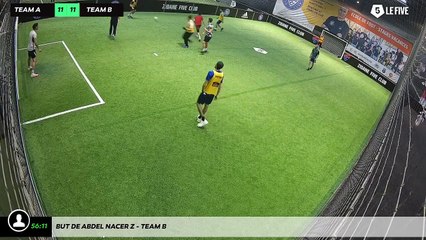 But de Abdel Nacer Z - Team B