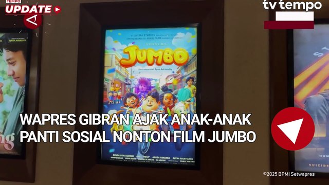Wapres Gibran Ajak Anak-anak Panti Sosial Nonton Film Jumbo