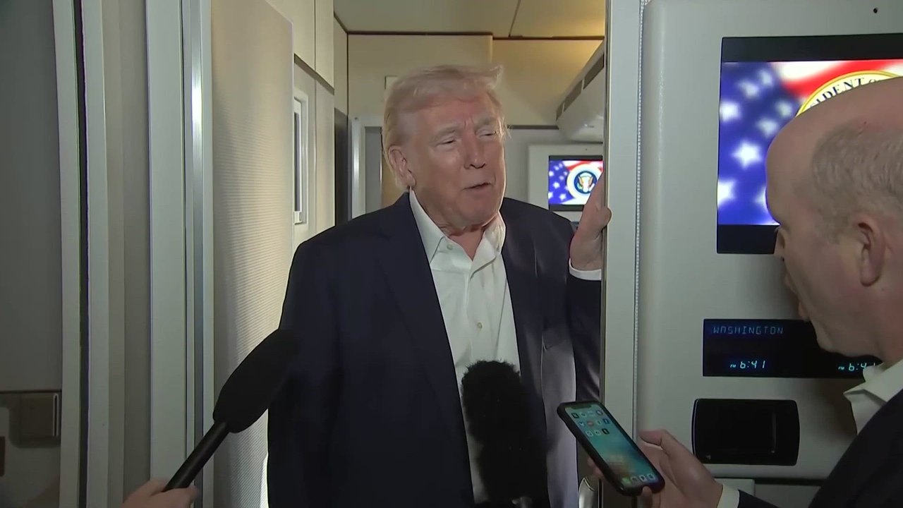 Trump says physical exam went well