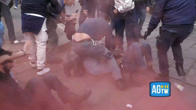 Tafferugli a Milano tra forze dell'ordine e manifestanti al corteo per la Palestina