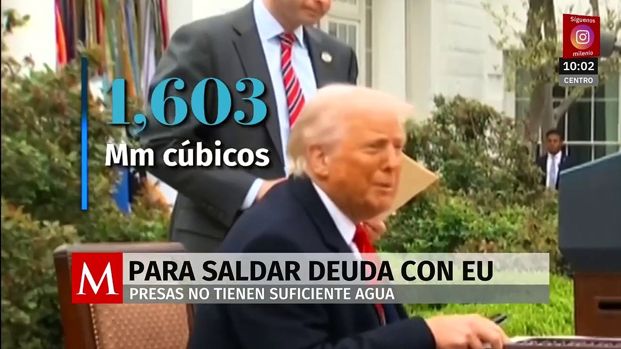 México enfrenta un déficit de agua en presas para cumplir acuerdo con Estados Unidos