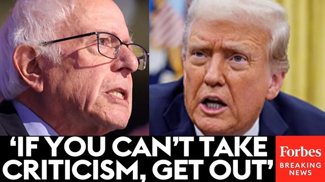 'Oh My Word': Bernie Sanders Mocks Trump For Trying To Remove CBS' License After Critical Reporting