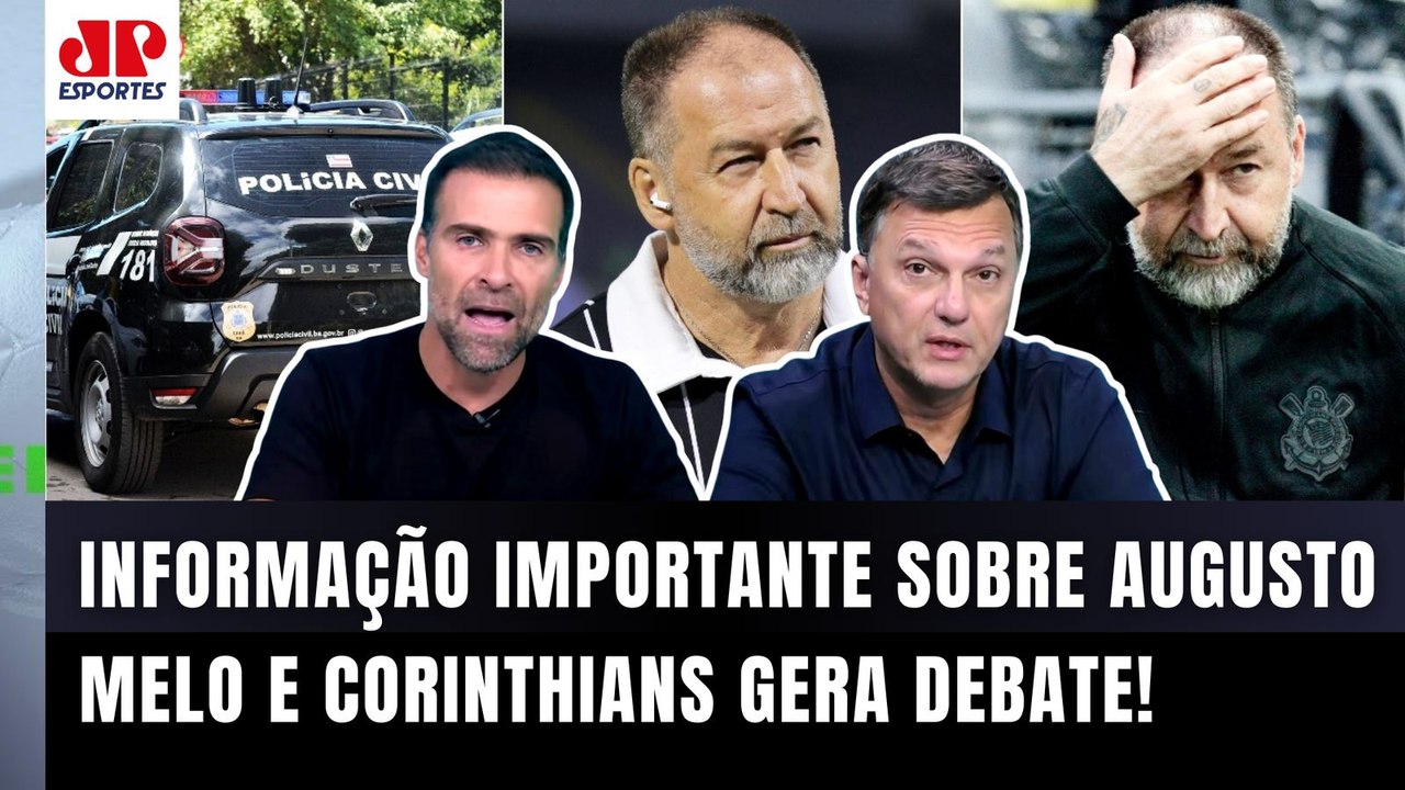 "É o Corinthians DE NOVO nas PÁGINAS POLICIAIS! A INFORMAÇÃO é que o Augusto Melo..." SAIBA TUDO!