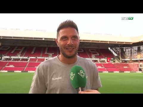 Declaraciones de Joaquín y Guardado tras la derrota del #Betis ante el PSV