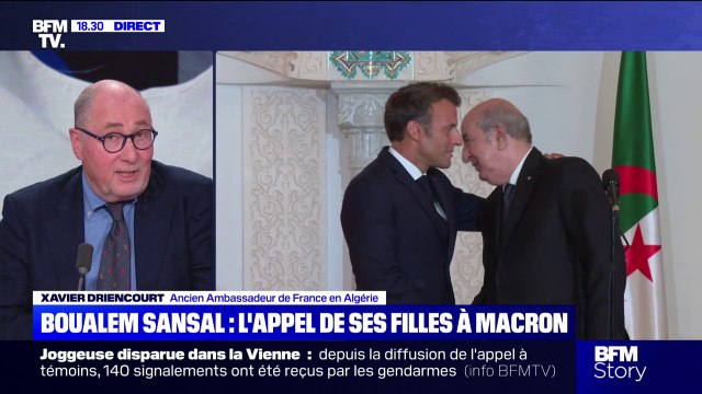 France-Algérie: Boualem Sansal est l'otage de cette crise née du Sahara occidental , affirme Xavier Driencourt, ancien ambassadeur de France en Algérie