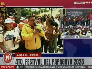 Caracas | Alrededor de 6 mil niños participan en las actividades del 4to. Festival del Papagayo 2025