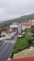 Se derrumba una casa tras chocar contra ella un coche de rally en Tenerife / AH