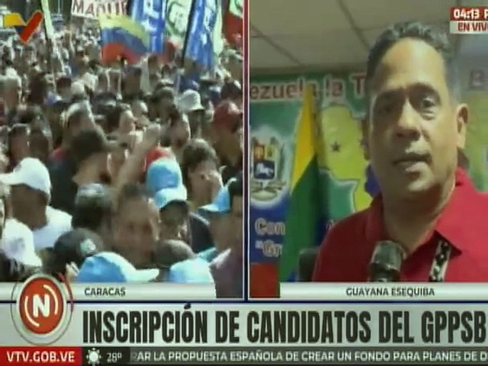 Guayana Esequiba | Candidato por el GPPSB Neil Villamizar formaliza su inscripción ante el CNE