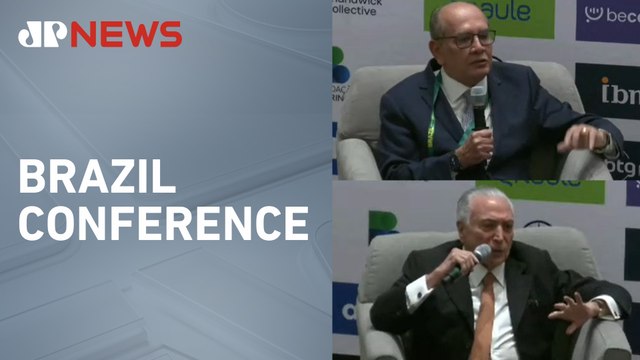 Gilmar Mendes e Michel Temer participam de evento em Harvard, nos EUA