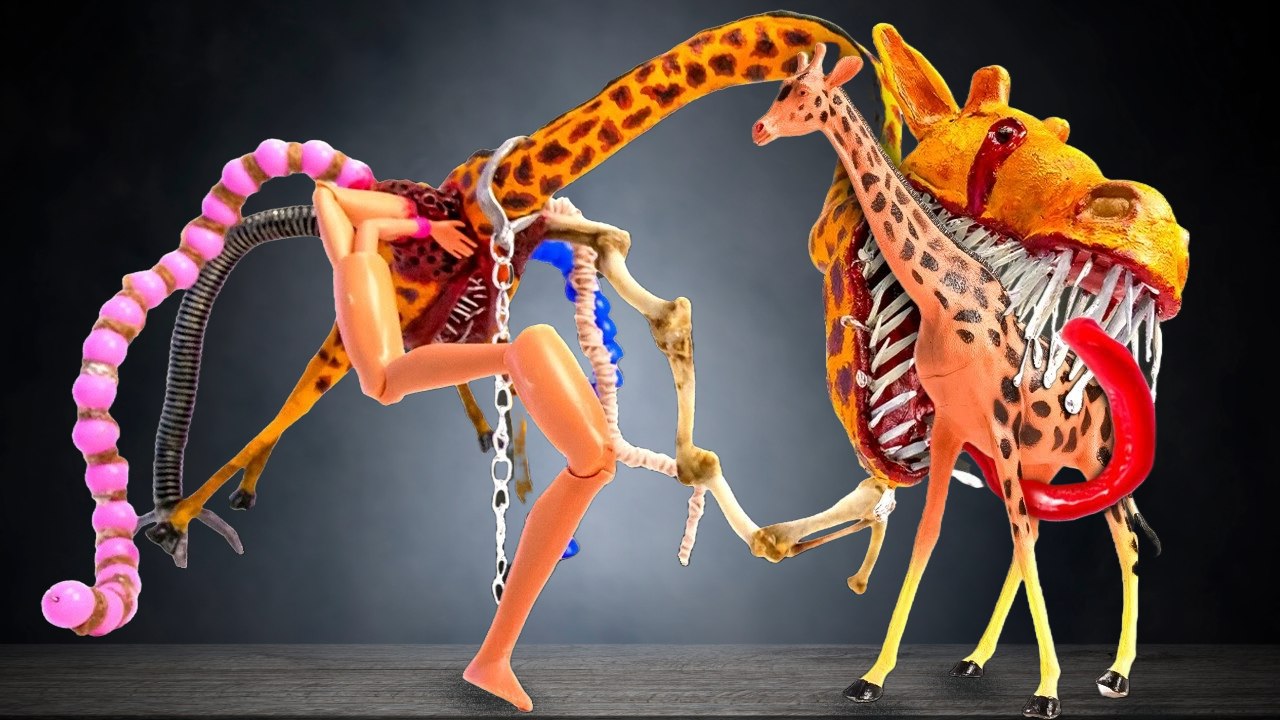 We Made the BIGGEST Zoochosis Transformation Ever! 🦒 Crafting Monster Mutated Animals