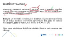 41 Desistência voluntária - Arrependimento eficaz