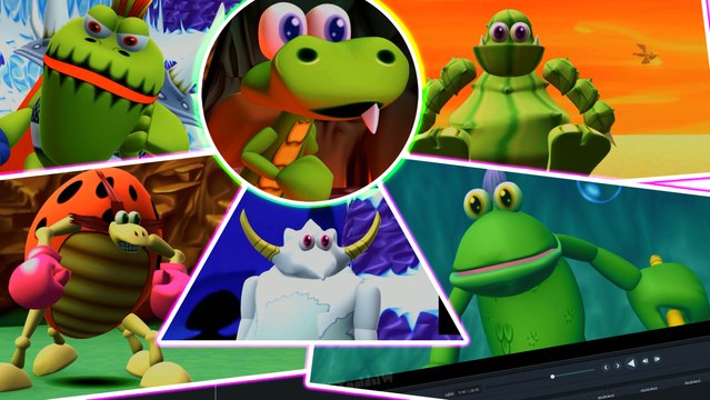 Croc Legend of the Gobbos All Bosses (PS5) [ NO DAMAGE ] + Secret Boss