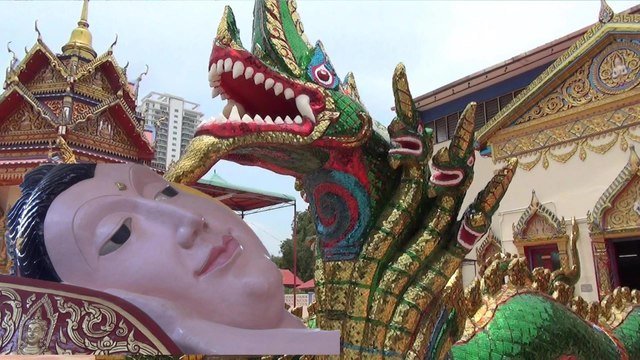 Reclining Sleeping Buddha Wat Chayamangalaram Thai Buddhist Temple & Dhammikarama Burmese Buddhist Temple @GerogeTown, Part 5, Shangri La Rasa Sayang , Penang, 20 Mar 25